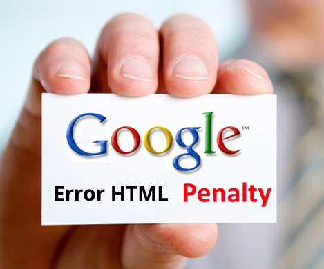 Invalid html codes, SEO, Google penalized